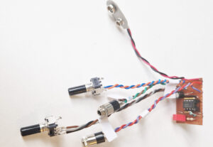 Controls wired before putting into box